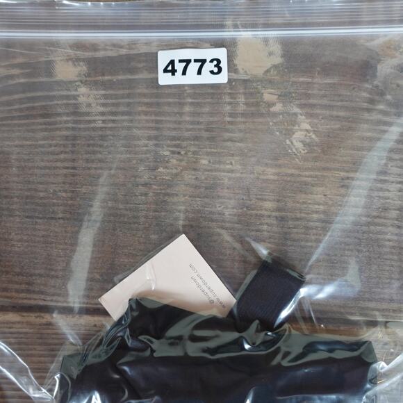 Revolve Superdown Camille Strappy Back Bodysuit Small Black Mesh Cutout Sexy Top - Picture 13 of 13